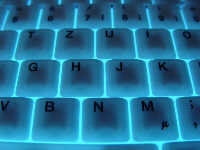 blaue Computertastatur &copy; http://www.pixelio.de