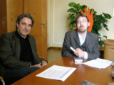 Sozialminister Buchinger und Christoph Dirnbacher